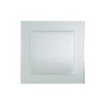 *DISCONTINUED - UTOPIA - GOBI SQUARE PLATE FROST EDGE 26 CM