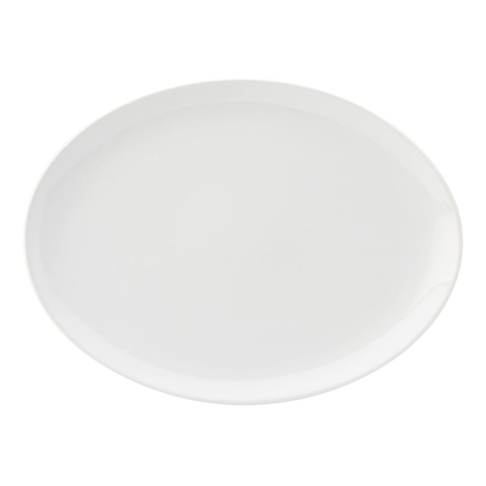 UTK112136.jpg UTOPIA - TITAN PORCELAIN OVAL PLATTER 36 CM *Chipping Guarantee - Image 1