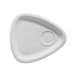 UTOPIA - TITAN TRIANGULAR RIMMED GOURMET PLATE 28 x 25 CM