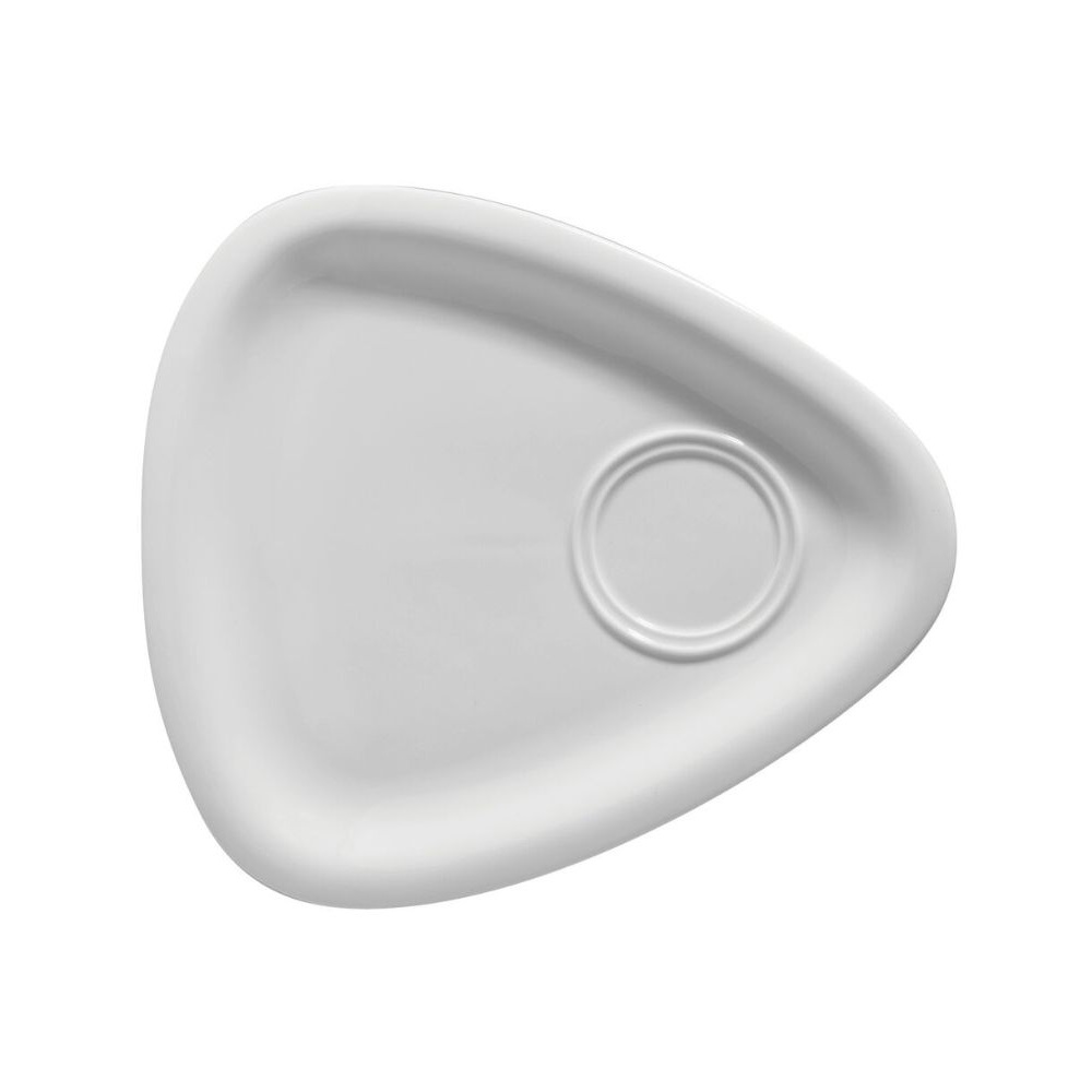 UTK352828.jpg UTOPIA - TITAN TRIANGULAR RIMMED GOURMET PLATE 28 x 25 CM - Image 1