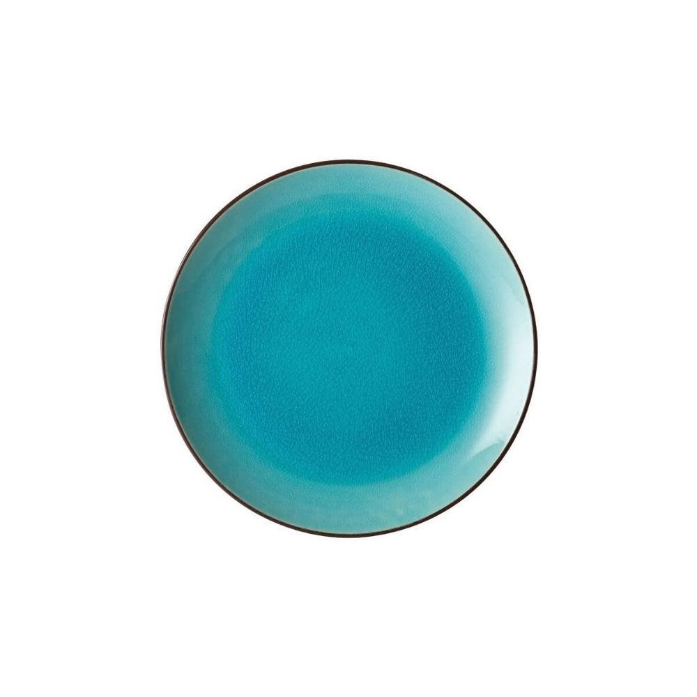 UTK80002.jpg *DISCONTINUED - UTOPIA - SOHO AQUA COUPE PLATE 16 CM - Image 1
