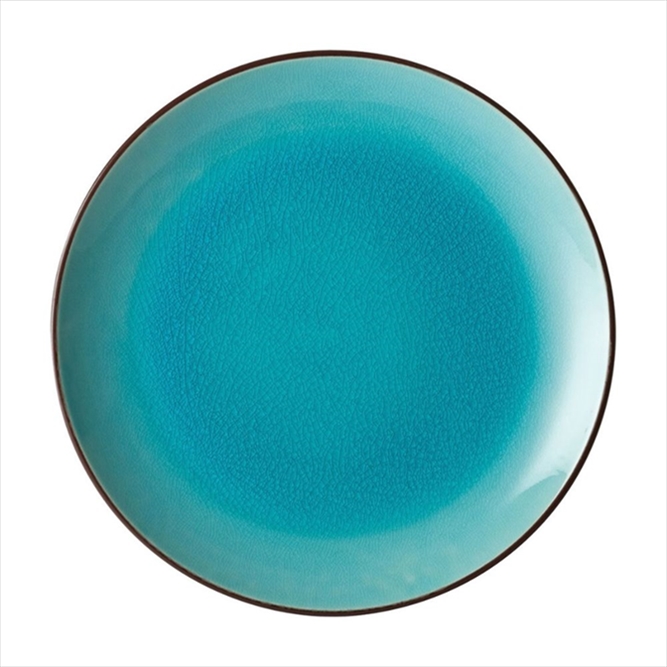 UTK90033.jpg *DISCONTINUED - UTOPIA - SOHO AQUA COUPE PLATE 30 CM - Image 1