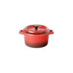 UTOPIA - FLAME ROUND CASSEROLE RED 14 CM / 79 CL