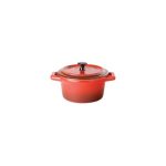 UTOPIA - FLAME ROUND CASSEROLE RED 10 CM / 26 CL