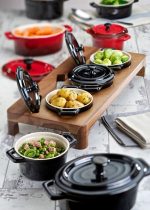 UTOPIA - MIDNIGHT BLACK OVAL CASSEROLE 15 CM / 48 CL - Image 2
