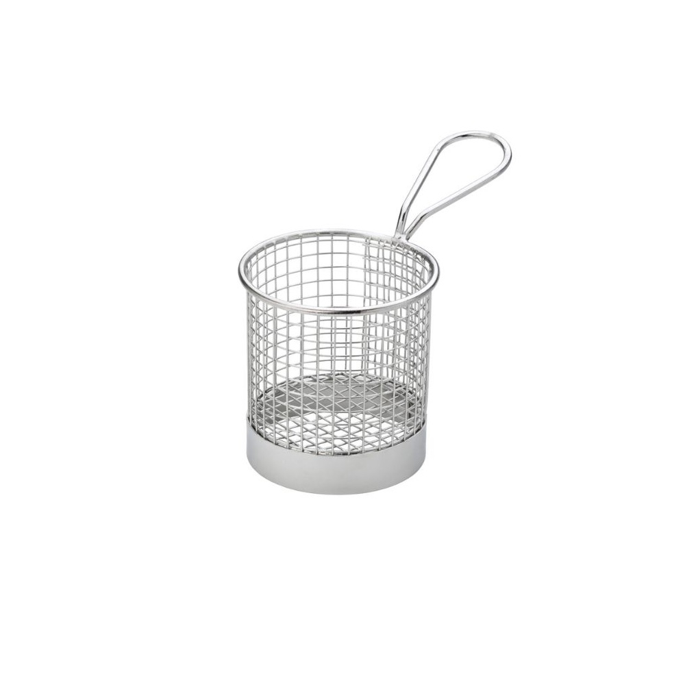 VEN0906.jpg UTOPIA - ROUND SERVING FRYING BASKET 9 CM F91011 - Image 1