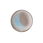 ID FINE - DELTA GREY/BLUE PORCELAIN FLAT PLATE 23 CM