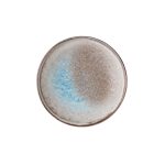ID FINE - DELTA GREY/BLUE PORCELAIN FLAT PLATE 25 CM