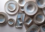 ID FINE - DELTA GREY/BLUE PORCELAIN DEEP PLATE 25 CM - Image 2