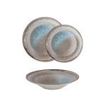 ID FINE - DELTA GREY/BLUE PORCELAIN PASTA PLATE 28 CM - Image 4