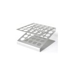 100 CHEF - ALUMINIUM DISPLAY FOR 25 TUBES Ø16 MM - Image 3