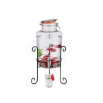 APS - GLASS DISPENSER 7 LTS WITH BLACK METALLIC STAND - Image 2