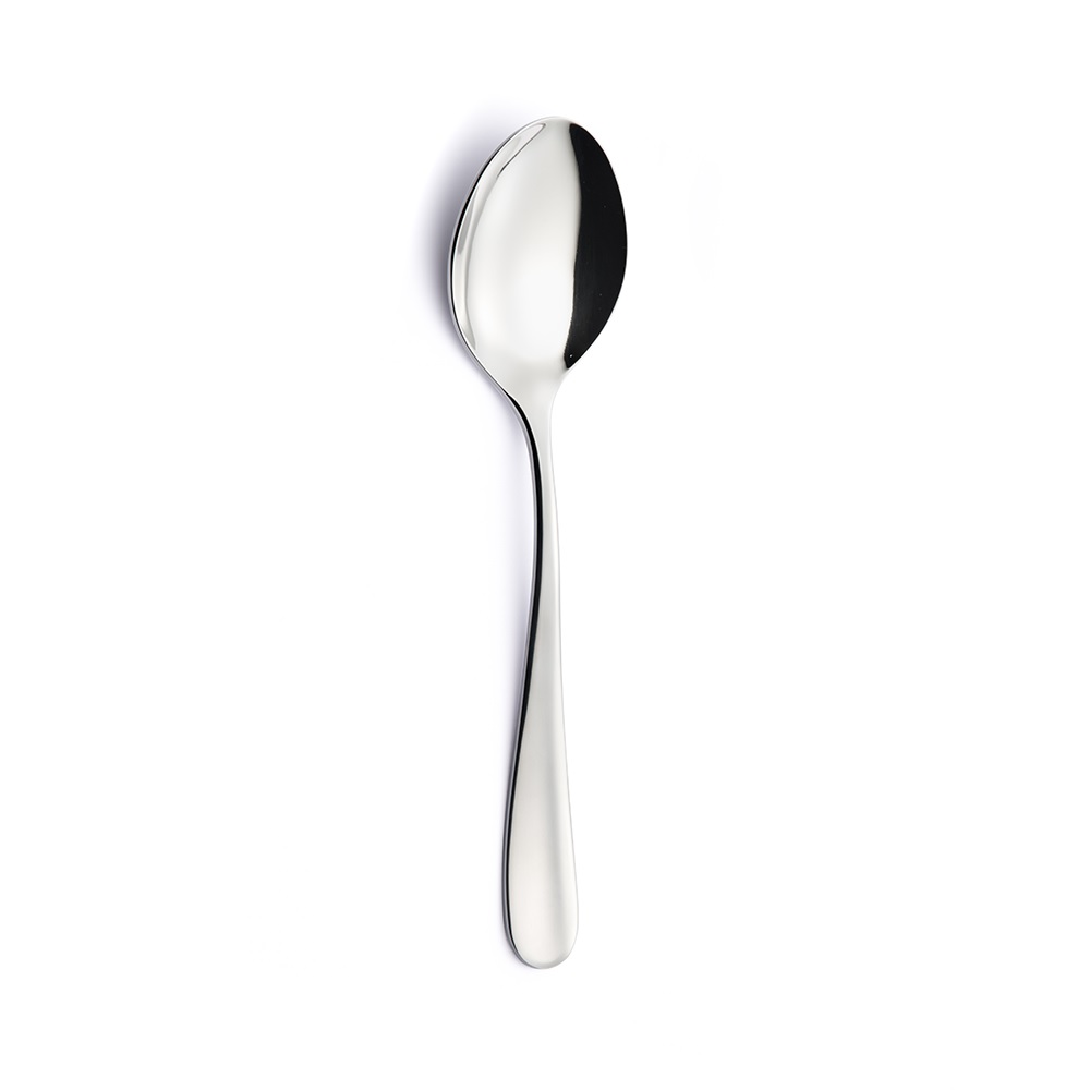 EME120BE10.jpg EME - BETA 18/10 4 MM SERVING SPOON MADE IN ITALY - Image 1