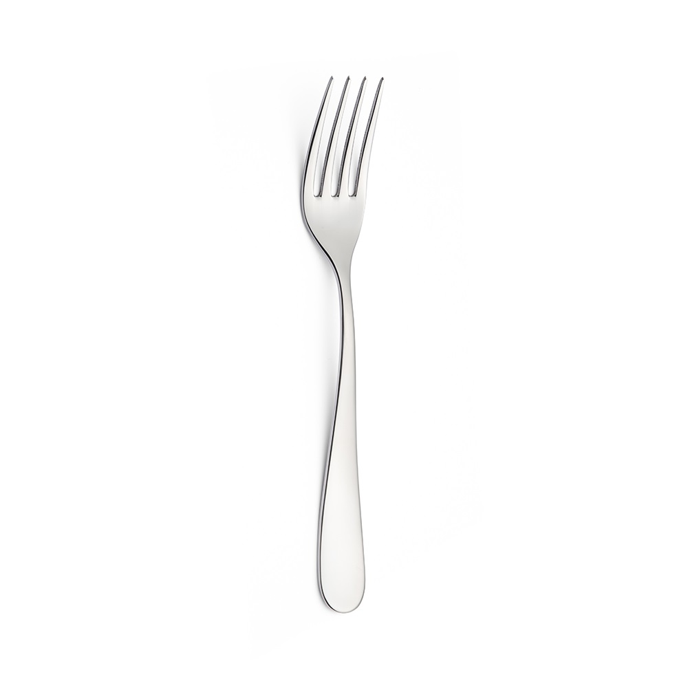 EME130BE10.jpg EME - BETA 18/10 4 MM SERVING FORK MADE IN ITALY - Image 1