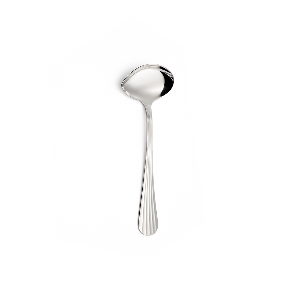EME230ED10.jpg EME - EDEN 18/10 3 MM SAUCE SPOON MADE IN ITALY - Image 1