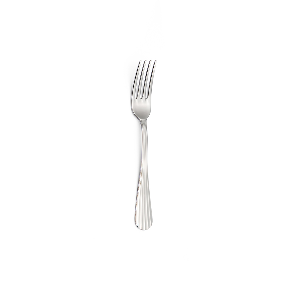 EMEX70ED10.jpg EME - EDEN 18/10 3 MM DESSERT FORK MADE IN ITALY - Image 1