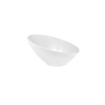 XM - ELIPS SALAD BOWL MELAMINE WHITE 24 x 12 CM No.9127