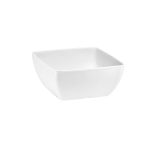 XM - SALAD BOWL GALAXY SQUARE MELAMINE WHITE 25 x 11.5 CM No.9132