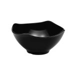 XM - BLACK MELAMINE SALAD BOWL 36.5 CM No.9135