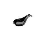XM - SPOON SAUCE BOWL MELAMINE BLACK 19 X 9.5 CM No.9157