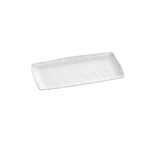 XM - PRESENTATION PLATTER RECTANGULAR MELAMINE WHITE MATT 17.5 x 32.5 CM No.7086