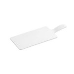 XM - SERVING PLATTER RECTANGULAR MELAMINE WHITE MATT 17.5 X 32.5 CM No.7104