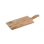 XM - SERVING PLATTER RECTANGULAR MELAMINE WOOD EFFECT 17.5 X 32.5 CM No.7112
