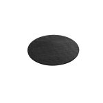 XM - ROUND MELAMINE PRESENTATION PLATTER BLACK MATT 33 CM No.7118