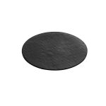 XM - ROUND MELAMINE PRESENTATION PLATTER BLACK MATT 43 CM No.7119