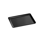 XM - PRESENTATION PLATTER RECTANGULAR MELAMINE BLACK 22.5 x 30.5 CM No.7126