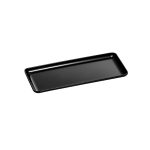 XM - PRESENTATION PLATTER RECTANGULAR MELAMINE BLACK 35.5 x 15 CM No.7127