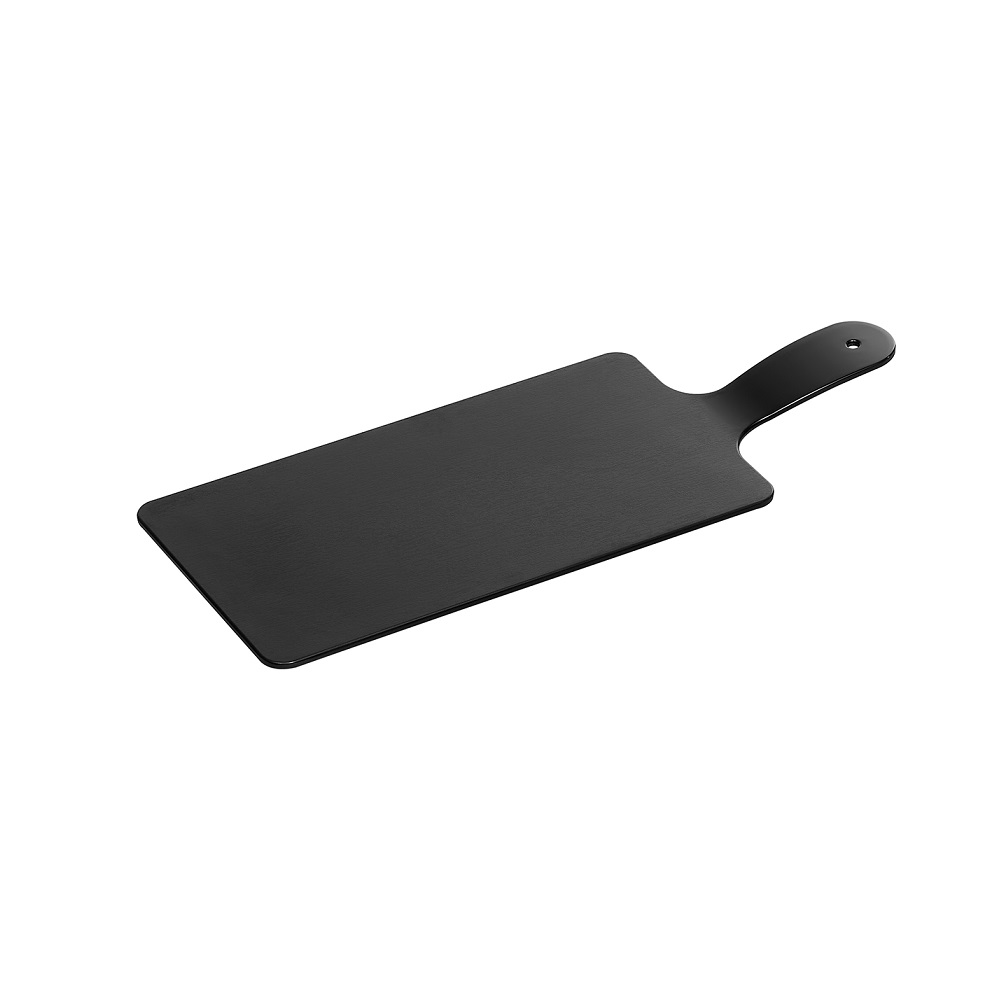 0747130.jpg XM - SERVING PLATTER RECTANGULAR MELAMINE BLACK MATT 17.5 X 32.5 CM No.7130 - Image 1