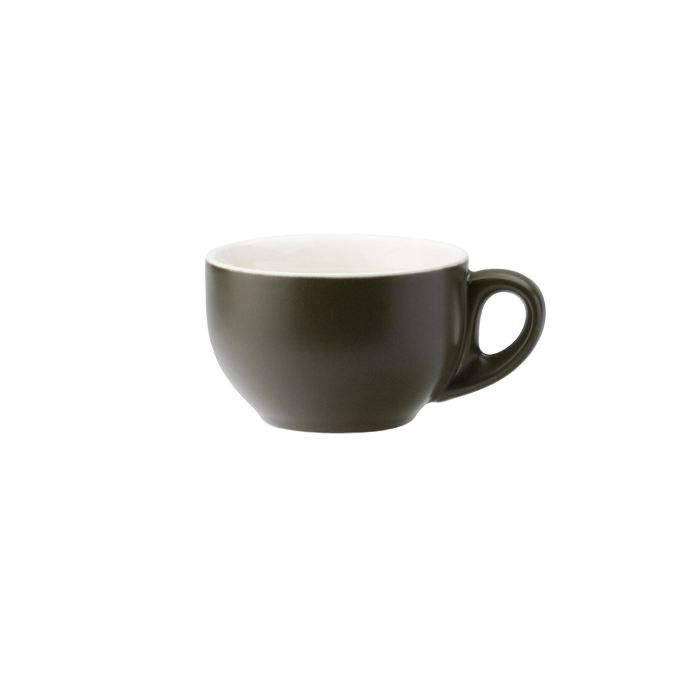 CT9414.jpg UTOPIA - BARISTA MATT OLIVE LATTE CUP 28 CL - Image 1
