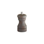 UTOPIA - DISTRESSED WOOD SALT/PEPPER GRINDER 10 CM
