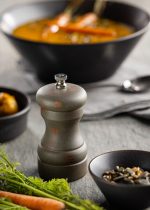 UTOPIA - DISTRESSED WOOD SALT/PEPPER GRINDER 10 CM - Image 4