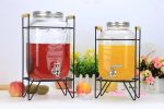 BNOV - GLASS DISPENSER WITH METAL STAND 4 LT - Image 4