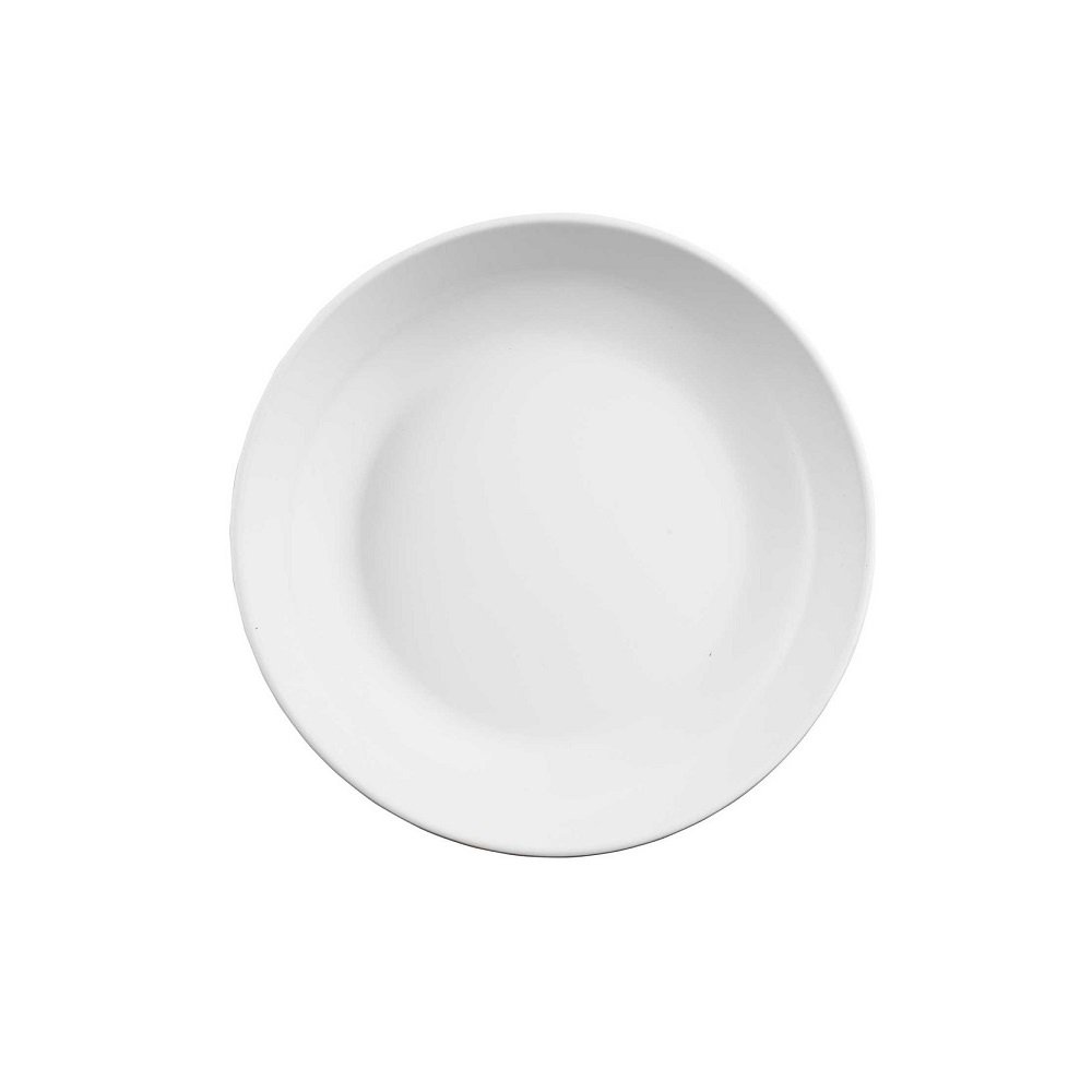 11807EU.jpg TC - TERRA WHITE MELAMINE SERVING BOWL 28 x 5.5 CM - Image 1