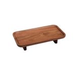 XM - ACACIA FOOTED BOARD 30.5 x 15.5 x 7 CM