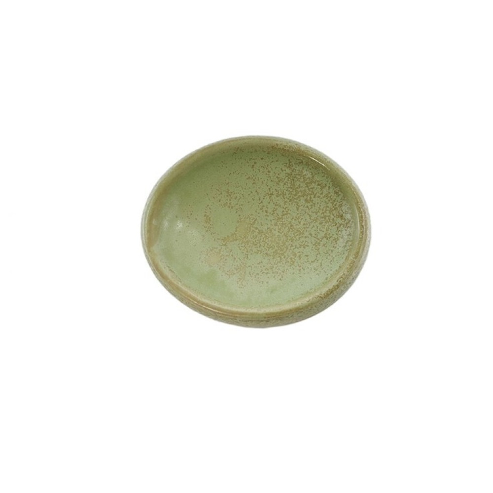 204-0242.jpg IREA - BELLA EARTH PRESENTATION OVAL PLATE 18 x 14 CM - Image 1