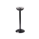 ESPIEL - OUTDOOR STANDING ALUM. ASHTRAY BLACK 24x24x62 CM