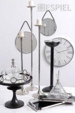 ESPIEL - OUTDOOR STANDING ALUM. ASHTRAY BLACK 24x24x62 CM - Image 3