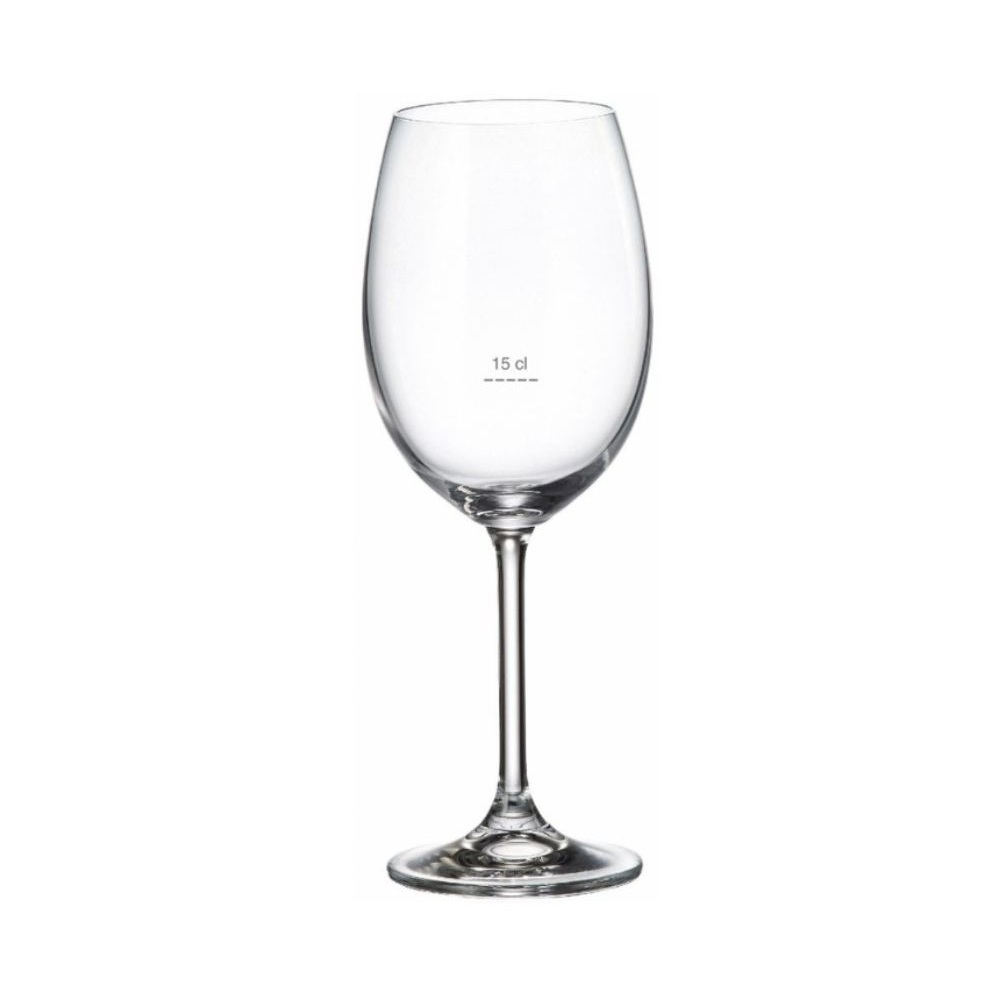 0803231.jpg BOHEMIA CRYSTAL - COLIBRI LINED WHITE WINE GLASS 450 ML - Image 1