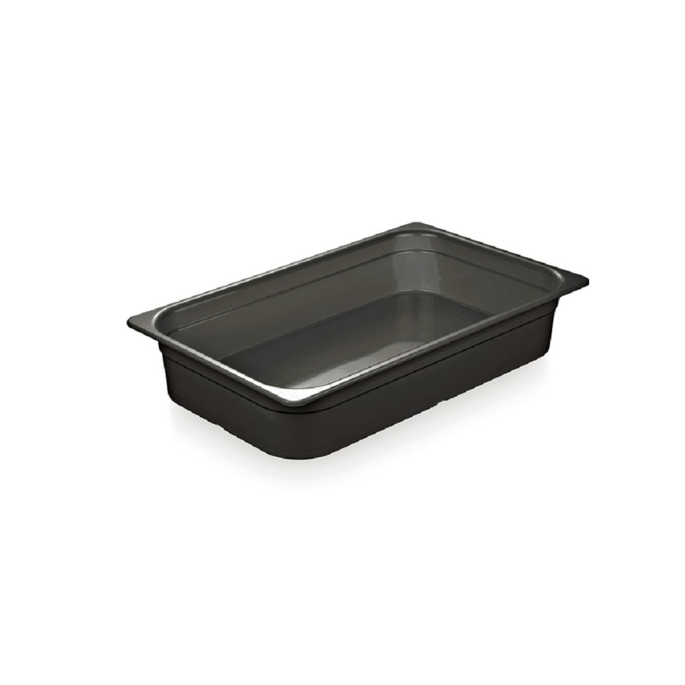 12-203.jpg BNOV - BLACK MELAMINE GN 1/1 x 150 MM - Image 1