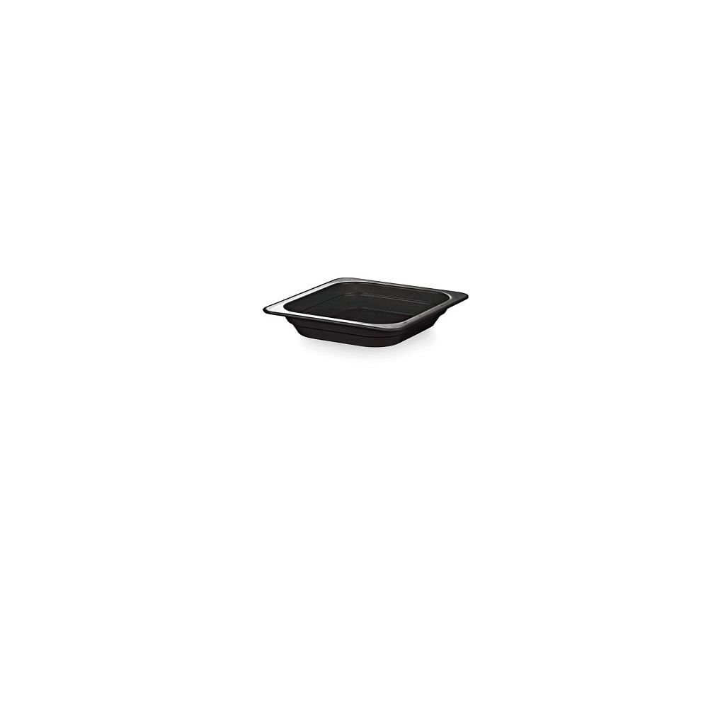 12-227.jpg BNOV - BLACK MELAMINE GN 1/9 x 65 MM - Image 1