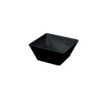 BNOV - BLACK MELAMINE DEEP SQUARE SALAD BOWL 17.5 x 8.4 CM / 250 ML