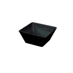 BNOV - BLACK MELAMINE DEEP SQUARE SALAD BOWL 23.8 x 10 CM / 2.4 L