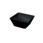 BNOV - BLACK MELAMINE DEEP SQUARE SALAD BOWL 29.7 x 11.5 CM / 5.2 L