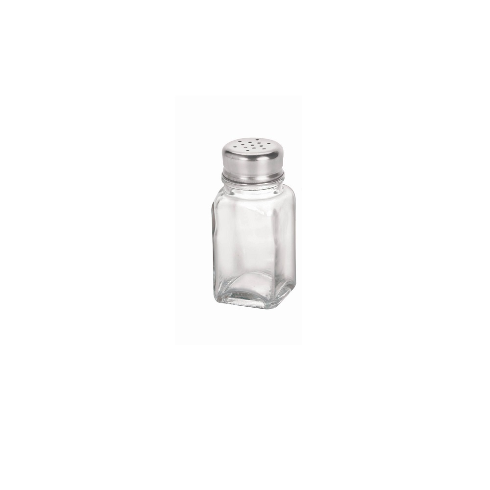 5202305829859.jpg ANKOR - GLASS SALT/PEPPER SHAKER SQUARE - Image 1