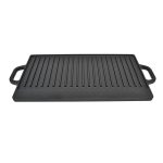 ANKOR - CAST IRON DOUBLE SIDE GRIDDLE 46 x 28 CM
