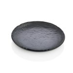 XM - MATT BLACK MELAMINE PLATE 29 CM No.7131